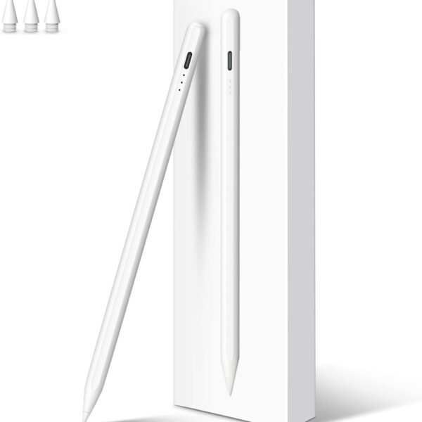 DIGIROOT iPad Pencil No.1 Sales in US&EU, 13 Mins Fast Charge Stylus Pen with Palm Rejection for 2018-2025 iPad Air 3/4/5/M2/M3, iPad mini 5/6, iPad 6/7/8/9/10/11, iPad Pro 11",12.9" & M4