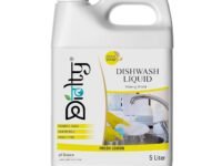Diolty Dishwashing Liquid Gel 5L | Lemon Fragrance | Tough on Grease, Residue-Free | Non-Toxic, Gentle on Hands | Kitchen Utensil Cleaner