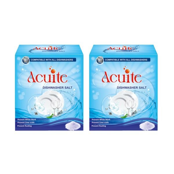 Dishwasher Crystallized Salt 1Kg (Pack of 2) | Softens Hard Water & Prevents Limescale | Improves Cleaning Efficiency | Suitable for All Dishwasher Machines