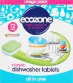 Ecozone Classic All in One Dishwasher Tabs 72 per pack