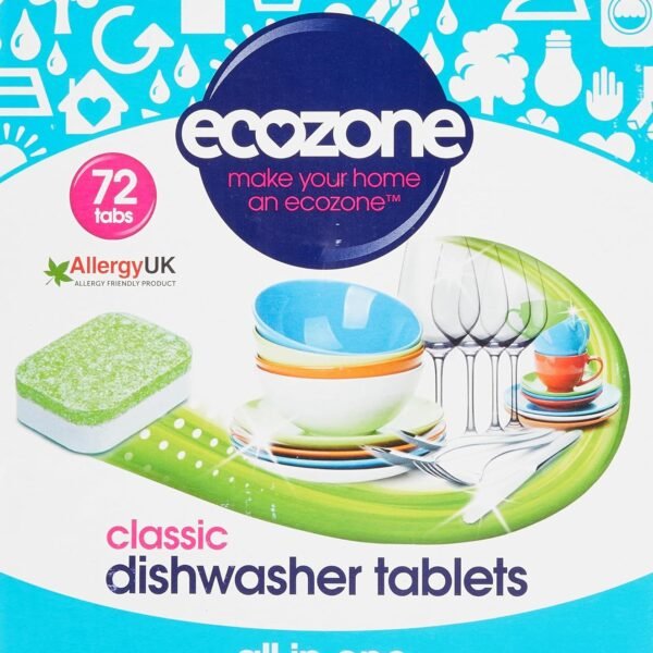 Ecozone Classic All in One Dishwasher Tabs 72 per pack