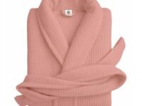 Enchant Home Cotton Waffle Bathrobe for Women and Men, Lightweight Soft Unisex Knee Length Cotton Robe, Premium Comfortable Dressing Gown for Home Loungewear Use and Relaxation Bathrobe