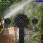 Episkey Heavy Duty 5 Meter Garden Hose Pipe | 1/2 Inch Flexible Water Pipe with Double Latex Core Braided Anti-Kink Outer Layer 8-Pattern SprayGun, Tap Connector & 2 Clamps | Leak-Proof, UV-Resistant