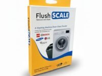 Flush Scale Washing Machine and Dishwasher Descaler Powder, 100g, Compatible with Front Load and Top Load
