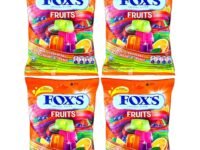 Fox's Crystal Clear Mint Fruits Candy 90G(90Grams- Pack Of 4)