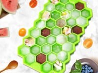 GOPI Ice Cube Tray Silicone for Freezer Honeycomb 37 Cavity Ice Cube Mould Flexible Tray for Freezer, Chocolate Cake Maker, Ice Trays for Chilled Drinks, Reusable (Multi Color)