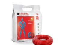 Goldmedal 4.0 Sq mm Flame Retardant Electric Wire | 45 Meter PVC Insulated Single Core Copper Wire | Flexible Electrical Cable for Home, Domestic & Industrial Use | (Red)