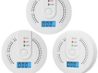 HASTHIP® Carbon Monoxide Alarm Detector, Electrochemical CO Sensor with 85dB Sound Alert, Flashing LED Warning, Accurate 50-1000ppm Detection, for Home & Office Safety