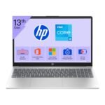 HP 15, 13th Gen Intel Core i3-1315U, (8GB DDR4,512GB SSD) Anti-Glare, Micro-Edge, FHD,15.6''/39.6cm, Win11,M365 Basic(1yr),Office24, Silver,1.59kg, fd0572TU, FHD Camera w/Shutter, Backlit Laptop
