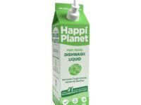 Happi Planet | Organic Dishwash Liquid Gel Refill Pack | 1L | Herbal, Natural, Plant Based, Biodegradable, Non Toxic, Eco-Friendly | Removes Tough Grease, Leaves No Residue, Baby & Pet Safe