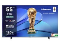 Hisense 139 cm (55 inches) E7Q Series 4K Ultra HD Smart QLED TV 55E7Q (Black)