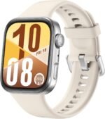 Huawei Watch FIT 4 smartwatch, 1.82" Large Display, Up to 10-Day Battery Life, Dual Band GPS, 100+ Sports Modes, Fitness Health Tracker, Emotional Assistant, Compatible with Android iOS, White