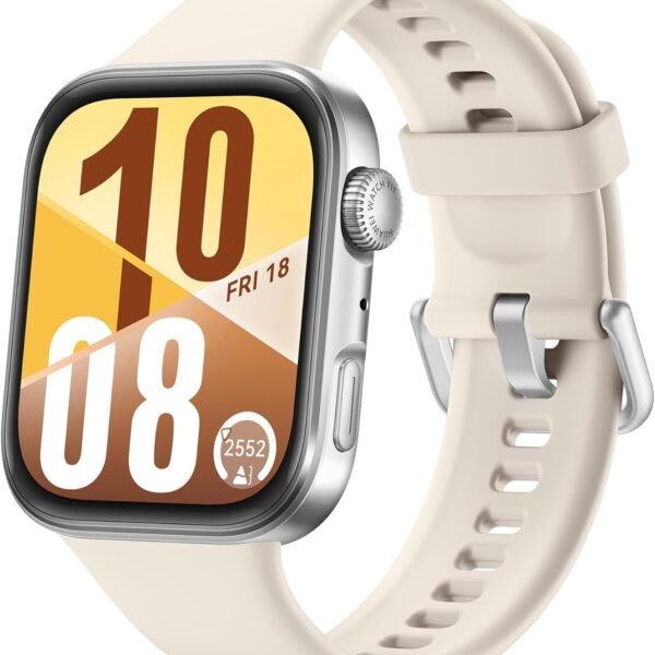 Huawei Watch FIT 4 smartwatch, 1.82" Large Display, Up to 10-Day Battery Life, Dual Band GPS, 100+ Sports Modes, Fitness Health Tracker, Emotional Assistant, Compatible with Android iOS, White