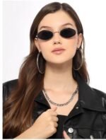 IFLASH Retro Diamond Shape Sunglasses For Men & Women,Metal Quadrilateral Frame Shades Uv Protection Film Sun Glasses,Non-Polarized