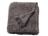 Ikea Evali Throw, Dark grey130x170 cm (51x67", fade_resistant, lyocell, acrylic & polyester)