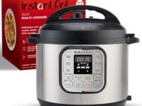 Instant Pot Duo 3QT (2.8L) 7-in-1 Electric Pressure Cooker, Multi Pot, SS304 Stainless Steel Inner Pot, Slow Cook, Rice Cooker, Steamer, Sauté, Yogurt Maker & Keep Warm, 11 Customizable programs, 230V