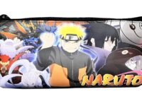 JIADA Naruto Anime Theme Pencil Stationery Pouch-1 Pcs, Multi Color, Kids