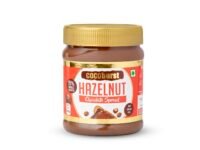 JINDAL COCOA Cocoburst Creamy Hazelnut Chocolate Butter Spread 300 Gm | 100% Vegetarian | Protein-Rich | 15% Hazelnuts | No Palm Oil | No Trans-Fat & No Artificial Preservatives | Creamy & Delicious