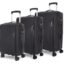 KAMILIANT by American Tourister 3 Pc Savvy Set 55 Cms, 70 Cms & 80 Cms - Small, Medium & Large Polypropylene(PP) Hardside 8 Wheels Spinner Luggage Set/Trolley Bag Set (Black)