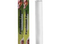 KBS Food Wrapping Paper Roll Parchment Paper Butter Paper 10 Mtrs X 11 inch Non Stick Kitchen Oil free Baking Cooking Paper for Cake Sandwich Frankie Burger Roti Tiffin Oven Air fryer(Pack of 1)White