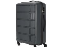 Kamiliant American Tourister Large Harrier 78 Cms Check-in Polypropylene (Pp) Hard-Sided 4 Wheels Spinner Luggage/Suitcase/Trolley Bag (Iron Grey), Medium