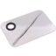Kira Stainless Steel Professional Beauty Salon Color Cream Cosmetic Mixing Makeup Palette, Spatula Makeup Artist Nail Art Tool (Square)