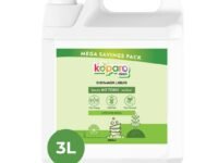 Koparo Organic Dishwash Liquid (3 Litres) | Dish Washing Liquid | Dish Wash Liquid Refill | Lime And Basil Fragrance | Plant Based | Removes Tough Grease, Soft on Hands | Baby & Pet Safe