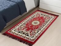 Kuber Industries 4 x2 Feet Superfine Velvet Carpet|Rug|Living Room|Bedroom|Hall (Maroon) (Model Number: HS_36_KUBMART018356) Rectangular