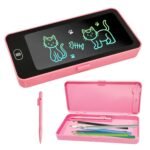 LCD Writing Tablet Pencil Case for Kids ? 2 in 1 Digital Slate with E-Note Pad & Doodle Board, Educational Writing Toy and Pencil Box for School Kids