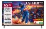 LG 164 cm (65 inches) UA82 AI Series 4K Ultra HD (3840 x 2160) Smart webOS LED TV 65UA82006LA