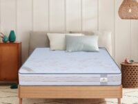 LOOM & NEEDLES Bonded Foam Mattress | 4 Inch Thickness Rebonded Multi Layered Firm Support Soft Foam Mattresses | Anti Microbial Fabric | Orthopedic Spinel Support Single Size Gadda | 72x36 Inches