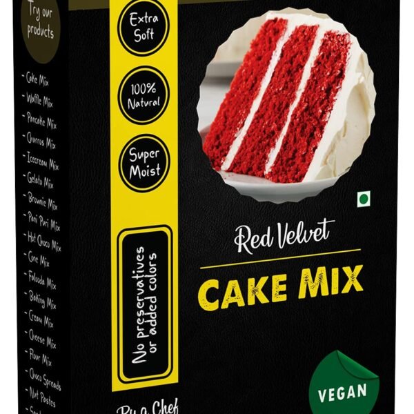 La Casa Gelato Red Velvet Eggless Cake Mix, 300 gm