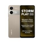 Lava Storm Play 5G (Dune Titanium, 8+8*GB RAM, 256 GB Storage)|India's First MT D7060 Processor with 525k Antutu |50 MP AI Camera | 6.75" HD+ Display| 5000 mAh Battery |IP64 Dust & Water Proof