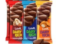 LuvIt. Dairy Rich Chocolates Bar Combo Pack Of Milk,Fruit & Nut,Roasted Almond Deliciously Smooth Pack Of 6-0.039 Kilograms
