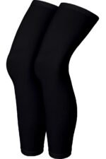 MIZUNA Leg Sleeves Unisex Sports Compression Sun Protection Thigh Non-Slip UPF Cooling Full Length Cycling Riding Golf Football Running Winter