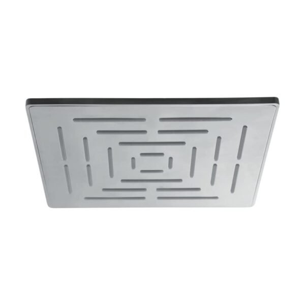 Marcoware Stainless Steel Heavy duty Maze Square Overhead Shower 8 x 8 Inches rain shower head for bathroom Without Arm, Chrome, Polished Finish