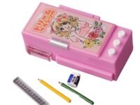 Meadawgs® 1/12 Dollhouse Pencil Box Craft Pencil Case Toy Model Layout Railway Station Pink|Dolls & Bears|Dolls & Bears|Dolls & Bears|1 Set 1/12 Pencil Case Model