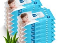 Mee Mee Soft Gentle Baby Wet Wipes (72 Wipes) Pack of 12 | Infused with Aloe Vera and Vitamin E | Paraben & Sulphate Free | Cleansing Wipes | Wipes Combo for Babies