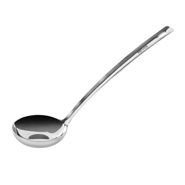 Meyer Stainless Steel Ladle | Kitchen Tools | Soup Ladle | Dosa Making Tools | Steel Ladle for Seving/Cooking All Types of Gravies/Dal/Curries, 30cm
