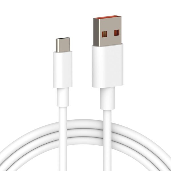 Mi Usb To Type C 120W Hypercharge Cable, 6A Fast Charging Cable With Up To 480 Mbps High-Speed Data Transfer & Sync Cord Compatible With All Xiaomi Smartphones And Devices (White,1 Meter)
