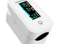 Mievida Finger Tip Pulse Oximeter - FDA & CE Approved, OLED Display, Spo2, Pulse Rate Meter, Visual Alarm, Auto Power Off, Multicolor