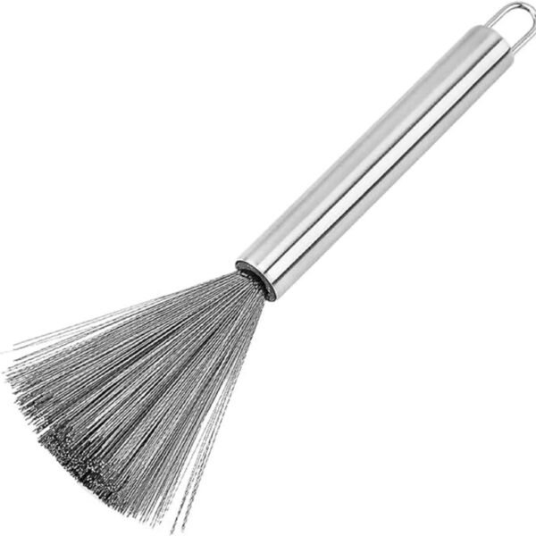 Multipurpose Stainless Steel Pots Pans Cleaning Brush Steel Scrubber for Kitchen Dishes Pots Pans Sink Cleaning (Pack of 1)