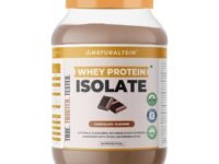 NATURALTEIN Natural Whey Protein Isolate Chocolate – 1 kg | 30 g Serving – 24 g Protein | Naturally Flavoured, Non-GMO | No Artificial Sweeteners | Smooth, Light & Easy to Digest