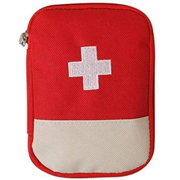Nylon Emergency Mini Small First Aid Kit Travel Pouch Medicine Storage Bag For For Outdoor Camping Hiking Travel Emergency,Multifunction Emergency Medicine, Multicolor