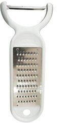 OCTOPUSPRIME Multipurposes 2-in-1 Stainless Steel Vegetables and Fruit Peelers, Salad Slicer with Cheese, Garlic and Ginger Grater for Kitchen