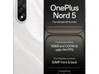 OnePlus Nord 5 | Snapdragon 8s Gen 3 | Stable 144FPS Gaming | Dual 50MP Flagship Camera | Powered by OnePlus AI | 8GB + 256GB | Marble Sands