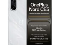 OnePlus Nord CE5 | MediaTek Dimensity | Massive 7100mAh Battery | Powered by OnePlus AI | 128GB 8GB | Marble Mist