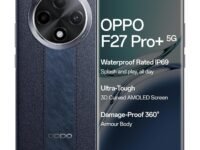 Oppo F27 Pro+ 5G (Midnight Navy, 8GB RAM, 256GB Storage) | 6.7" FHD+ AMOLED Toughest 3D Curved Display|64MP AI Featured Camera|IP69 | 67W SUPERVOOC| with No Cost EMI/Additional Exchange Offers