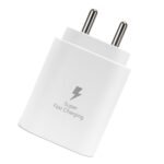 [Original] 25W Type-C Fast Charger Adapter Compatible with Samsung Galaxy S25,S24, S23,S22,S21,S20/Ultra/Fe, A55, M35, M15, M56, M05, M06, A15, A14, A35, F15. S/F/M/A/Z Series., White by APFEN®