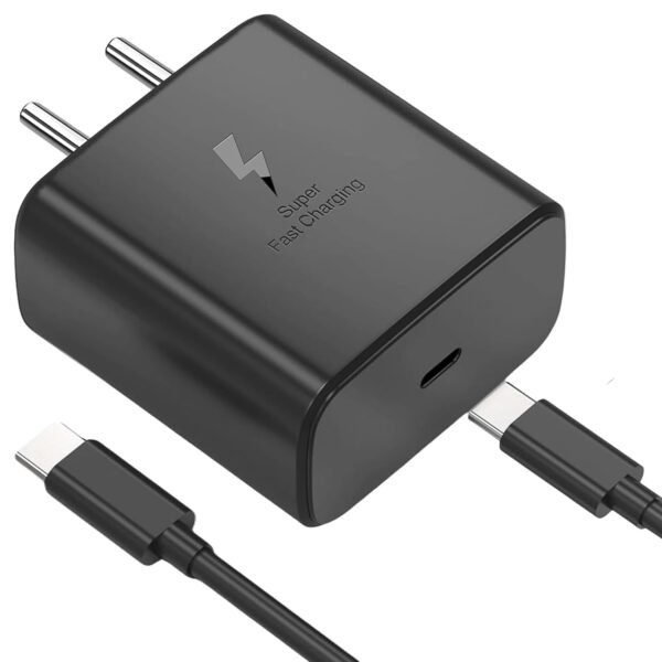 [Original] 45W GaN Type- C Fast Charger Compatible with Samsung Galaxy S25/S24/S23/S22/S21/S20(Ultra/Plus/Fe),A56/A55/A35/M56/M35/M16 (S,M,F,Z,A)...All Series & Other Devices